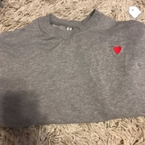 Embroidered Heart tee